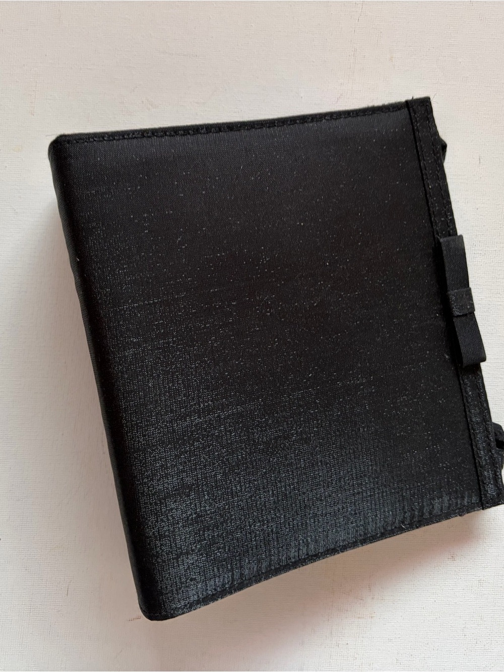 Avon Black Satin Clutch Mini Bag